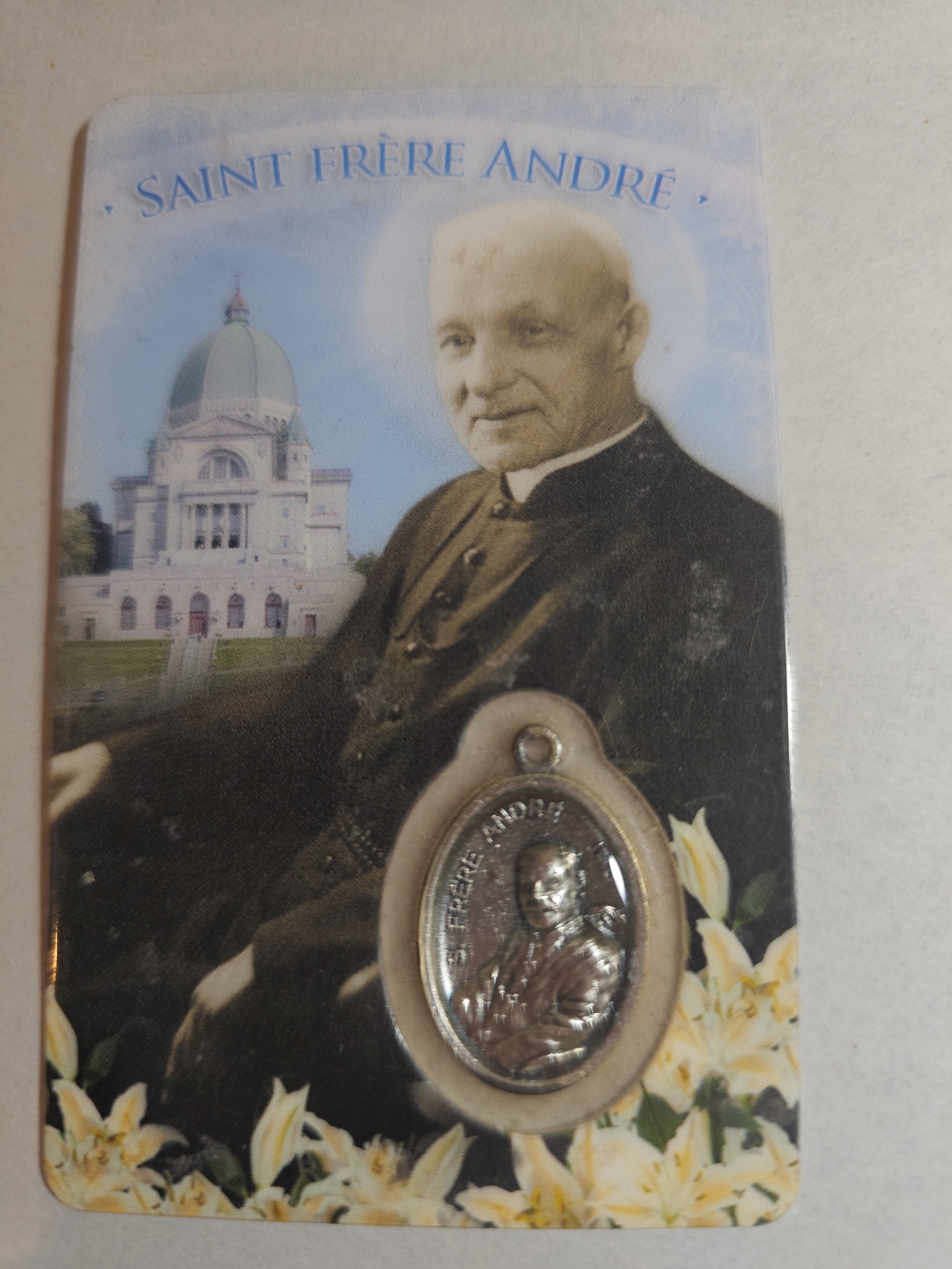 Saint Brother André 2010 Canonization Medal Prayer Card - Limited Edition #14038
